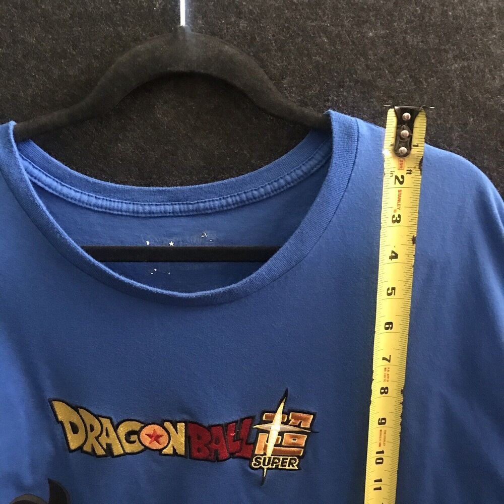 Dragon Ball Z Super T-Shirt Blue Tee Chibi Goku‎ Piccolo Vegeta Shenron - Picture 10 of 11